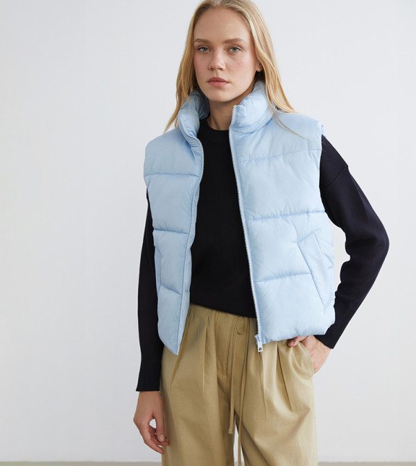 LC Waikiki  everyday-essentials - Blue Puffer & Quilted Jackets