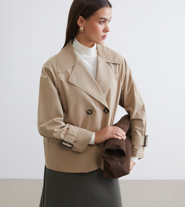 LC Waikiki  Overcoats - Beige Overcoats