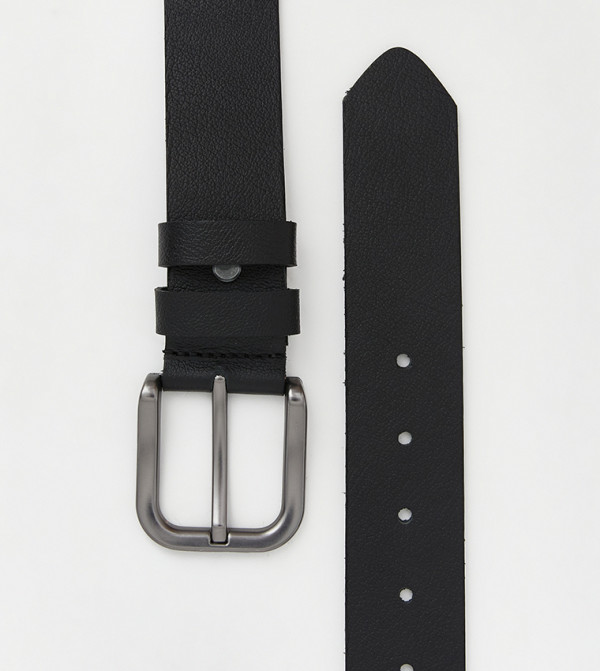 اٍل سي واي كيكي  أحزمة كاجوال  - أسود Non Leather Belts