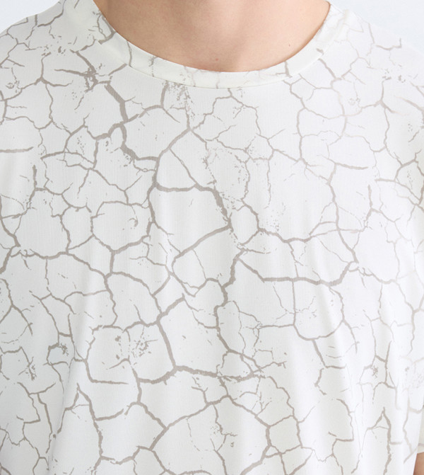 اٍل سي واي كيكي  ملابس - رمادي Round Neck T-Shirts