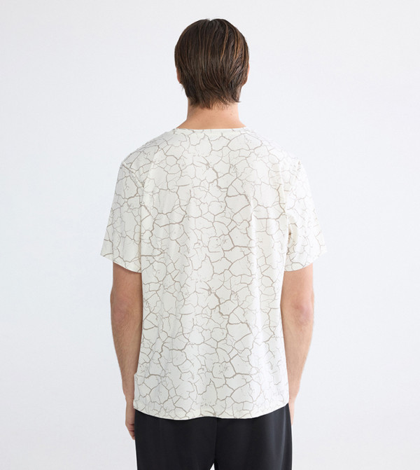 اٍل سي واي كيكي  ملابس - رمادي Round Neck T-Shirts