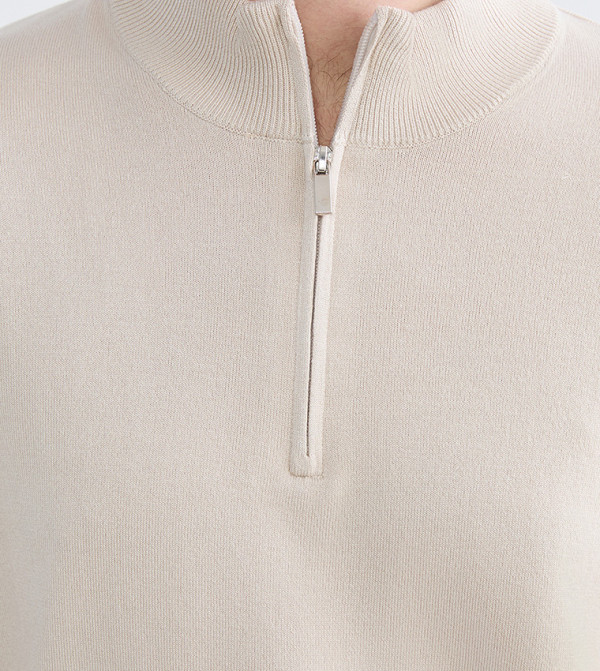 LC Waikiki  Sweaters & Cardigans - Beige Turtle neck Sweaters