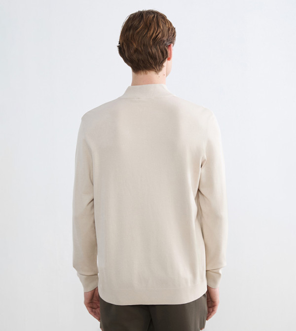 LC Waikiki  Sweaters & Cardigans - Beige Turtle neck Sweaters