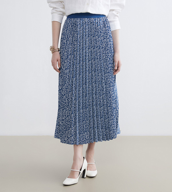 LC Waikiki  Skirts - Blue Midi Skirts