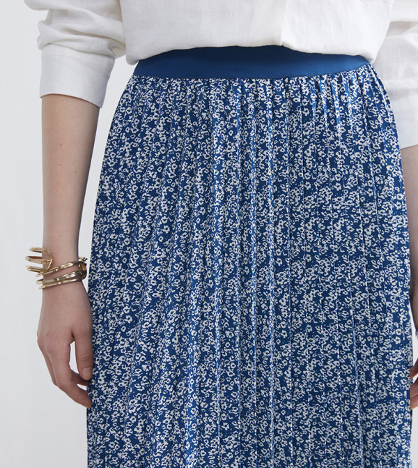 LC Waikiki  Skirts - Blue Midi Skirts