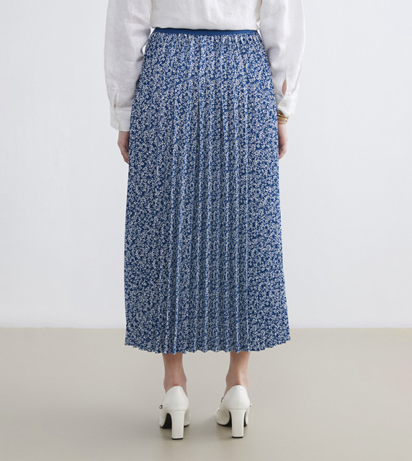 LC Waikiki  Skirts - Blue Midi Skirts