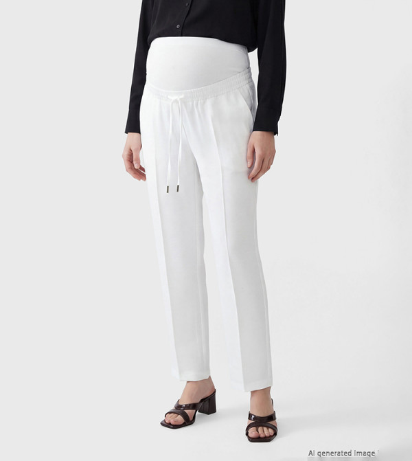 LC Waikiki  Maternity Clothing - White Pants & Leggings