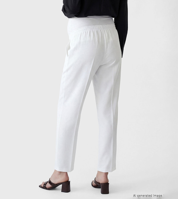 LC Waikiki  Maternity Clothing - White Pants & Leggings