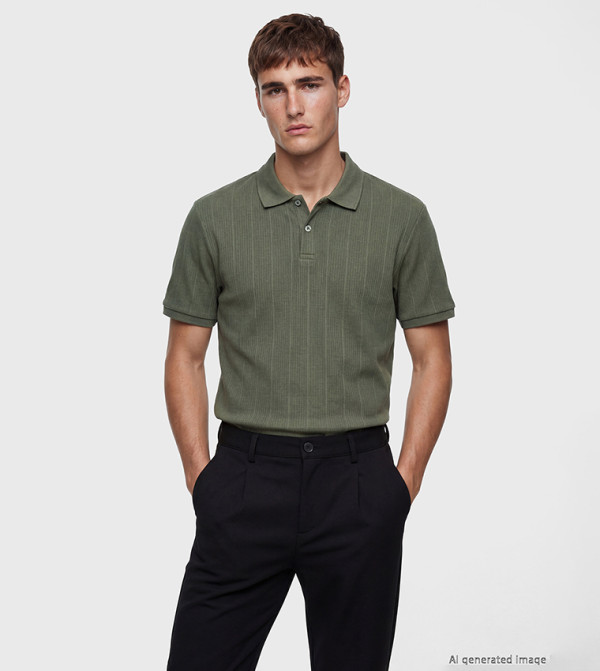 LC Waikiki LC Waikiki - Khaki Polo T-shirts