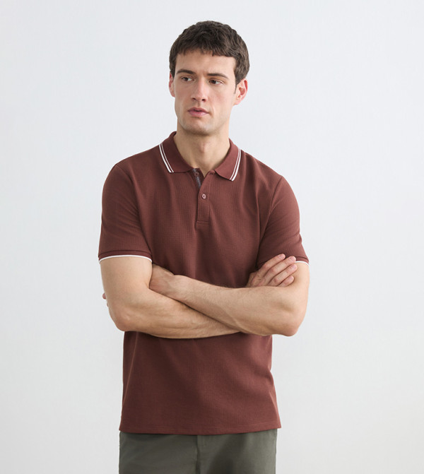 LC Waikiki LC Waikiki - Brown Polo T-shirts