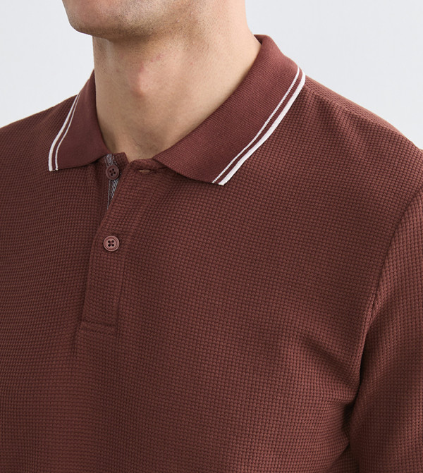 LC Waikiki LC Waikiki - Brown Polo T-shirts