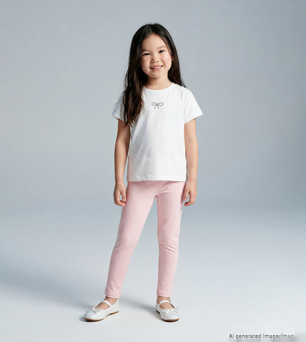 LC Waikiki Back to School - Pink leggings