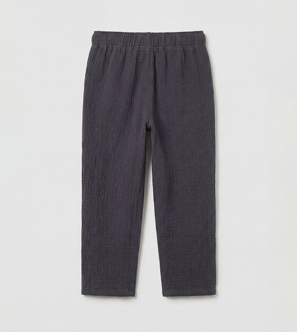 LC Waikiki Back to School - CHARCOAL Trousers & Pants
