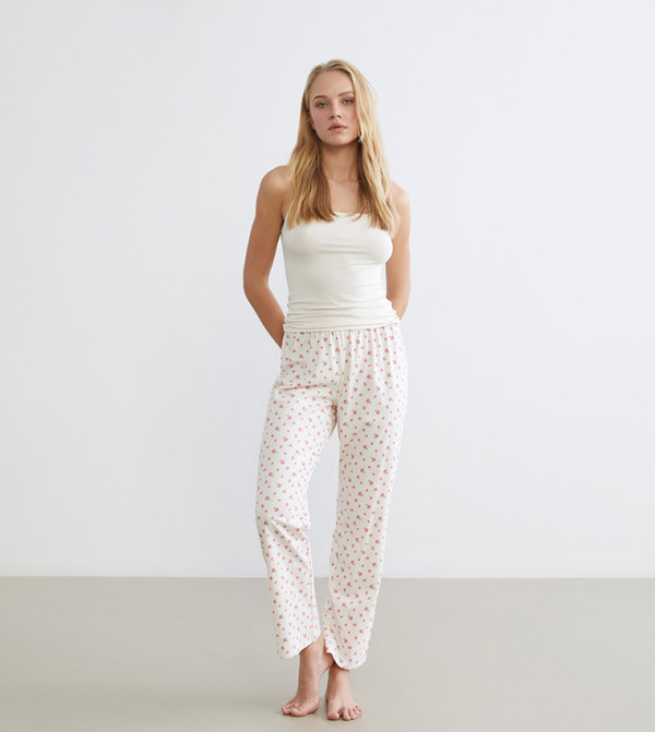 اٍل سي واي كيكي  ملابس نوم - بيج Bottoms