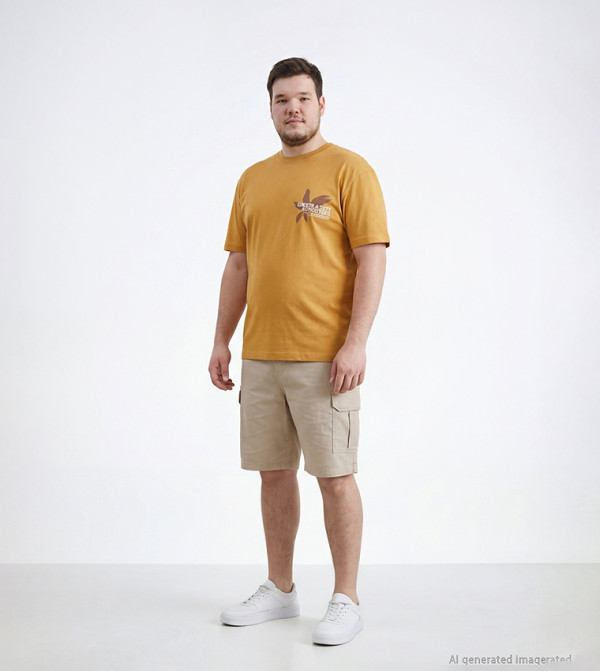اٍل سي واي كيكي ملابس - بيج Cargo Shorts