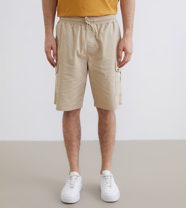 اٍل سي واي كيكي ملابس - بيج Cargo Shorts