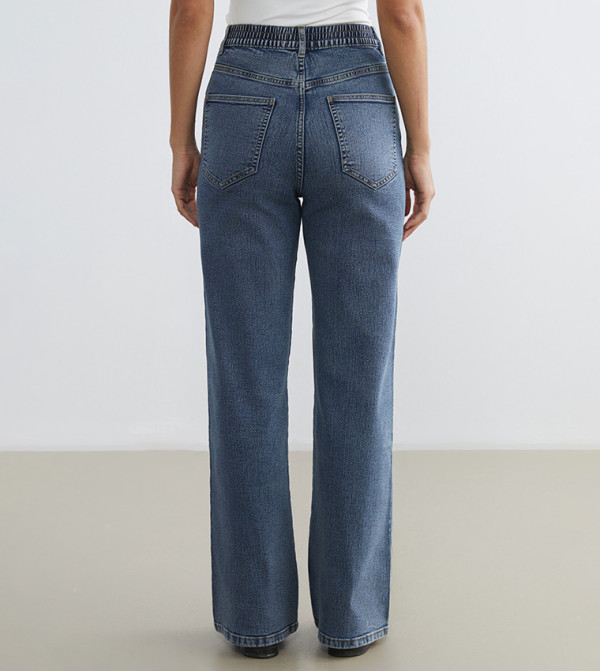 اٍل سي واي كيكي اٍل سي واي كيكي - أزرق Wide Leg Jeans