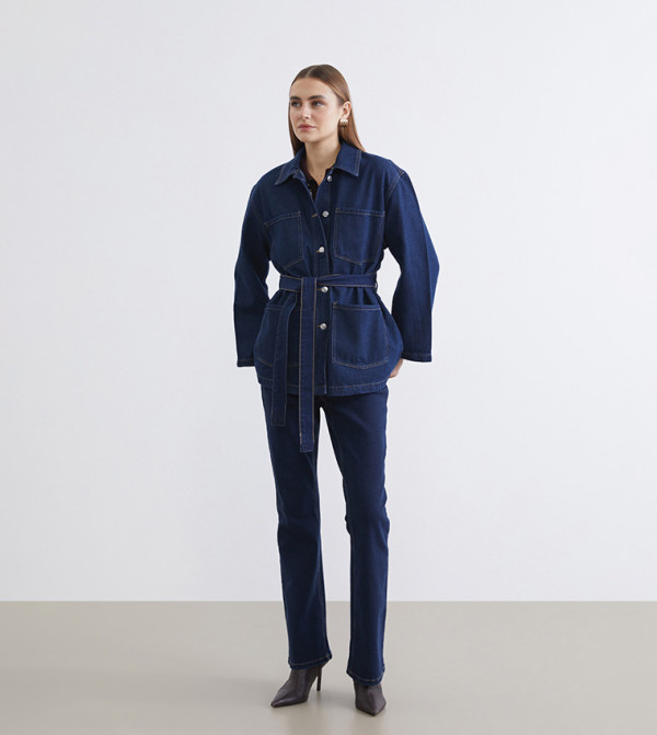 LC Waikiki  Denim Jackets - Blue Denim Jackets