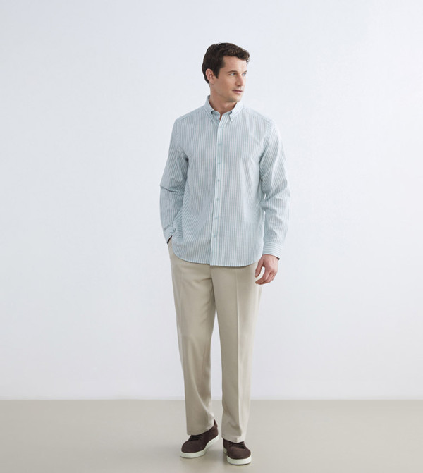 اٍل سي واي كيكي  قمصان - أخضر Long Sleeves