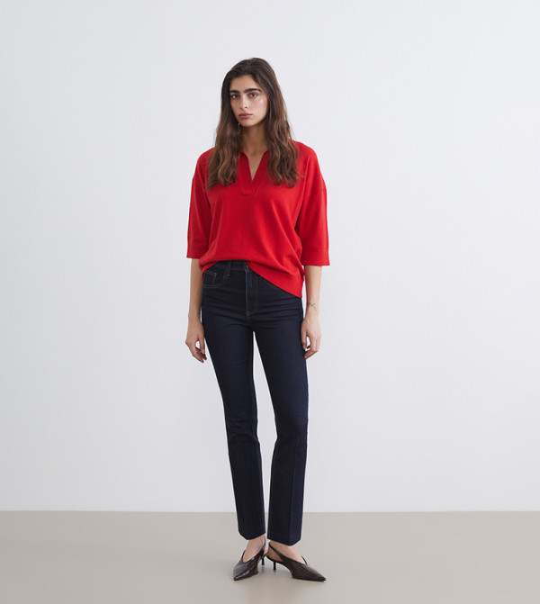 اٍل سي واي كيكي  جينز ضيق - كحلي جينز ضيق