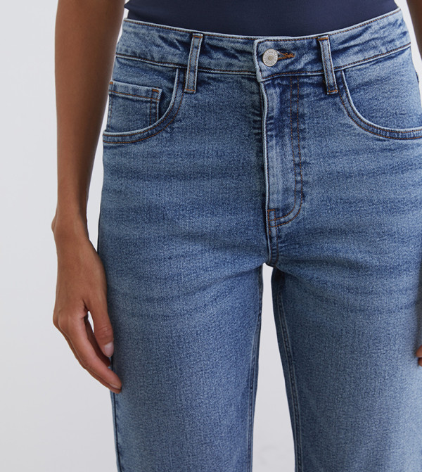 اٍل سي واي كيكي  جينز مستقيم - أزرق Straight Jeans