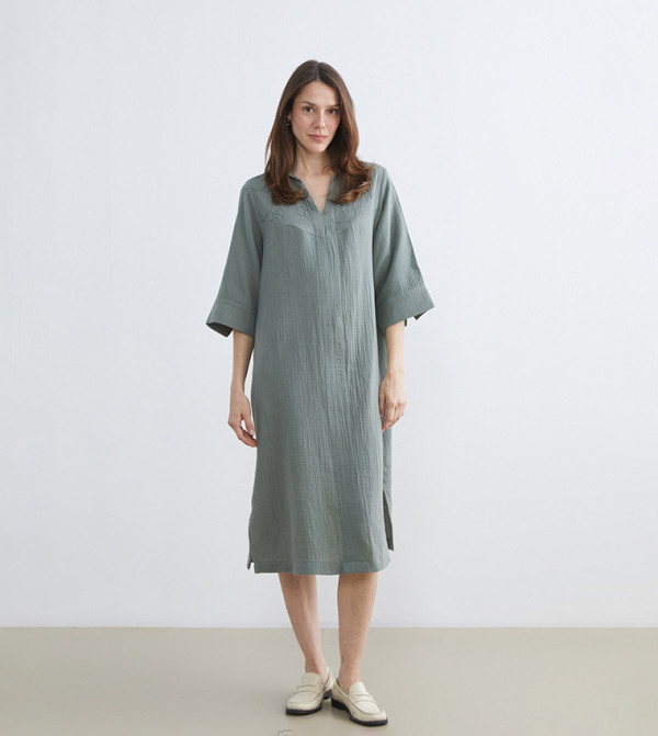 LC Waikiki  Midi Dresses - Khaki Midi Dresses