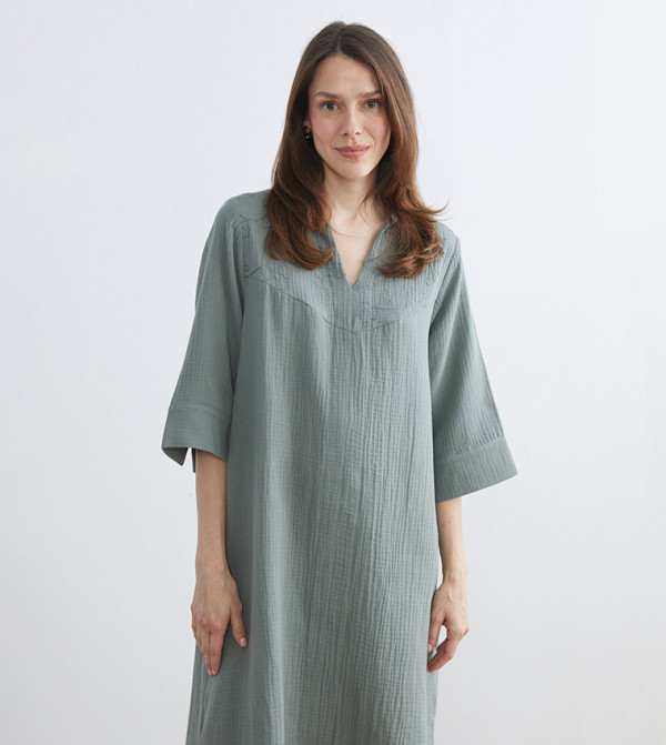 LC Waikiki  Midi Dresses - Khaki Midi Dresses