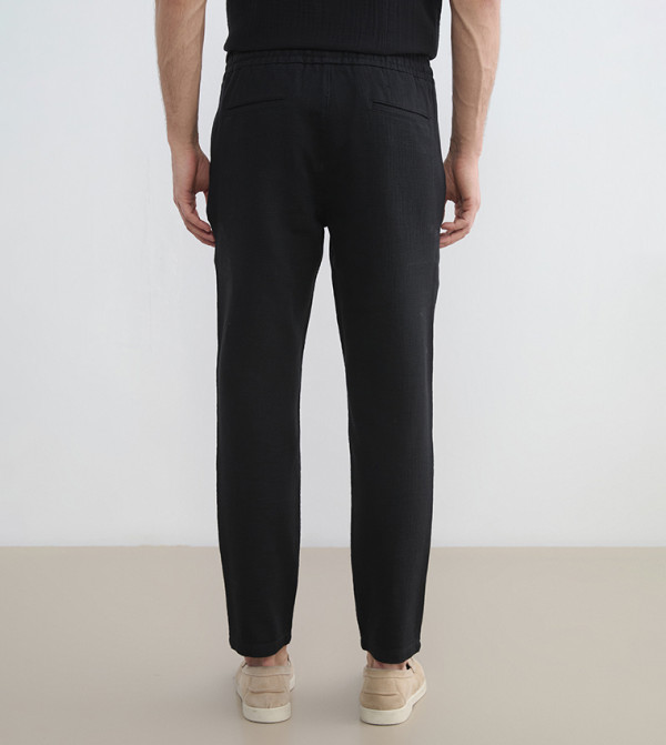 LC Waikiki Casual Pants - BLACK Casual Pants