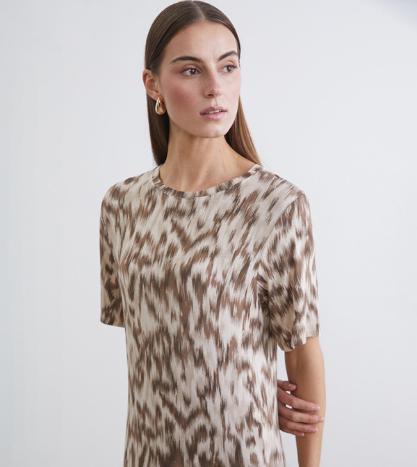 LC Waikiki LC Waikiki - Brown Midi Dresses
