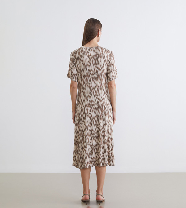 LC Waikiki LC Waikiki - Brown Midi Dresses