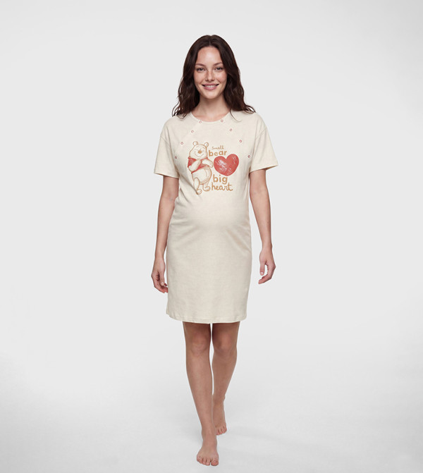 LC Waikiki  Maternity Clothing - Beige Sleep wear