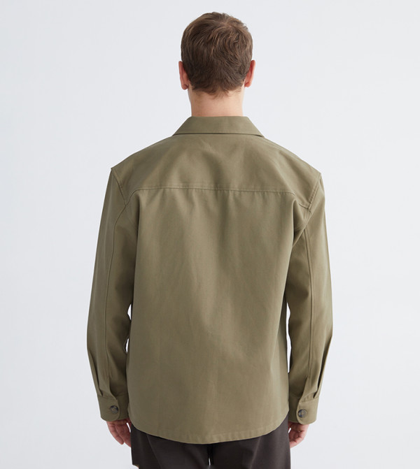 اٍل سي واي كيكي  colorpop-m - كاكي Long Sleeves