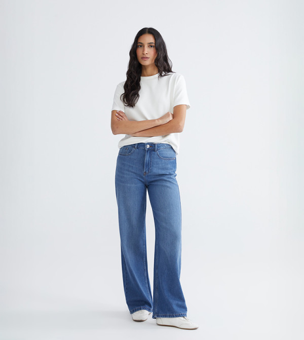 LC Waikiki Clothing - Blue Wide Leg Jeans