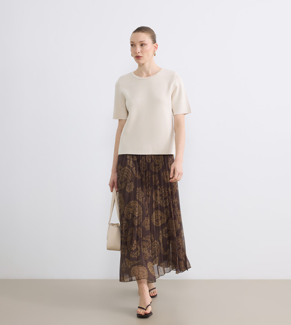 اٍل سي واي كيكي  تنانير طويلة - أخضر Maxi Skirts