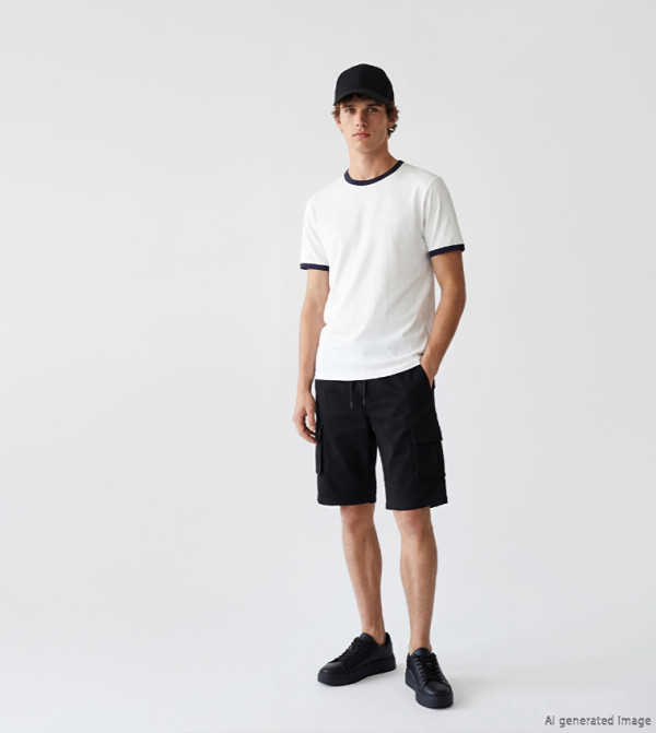 اٍل سي واي كيكي  شورت كارجو - سراويل كارجو - أسود Cargo Shorts