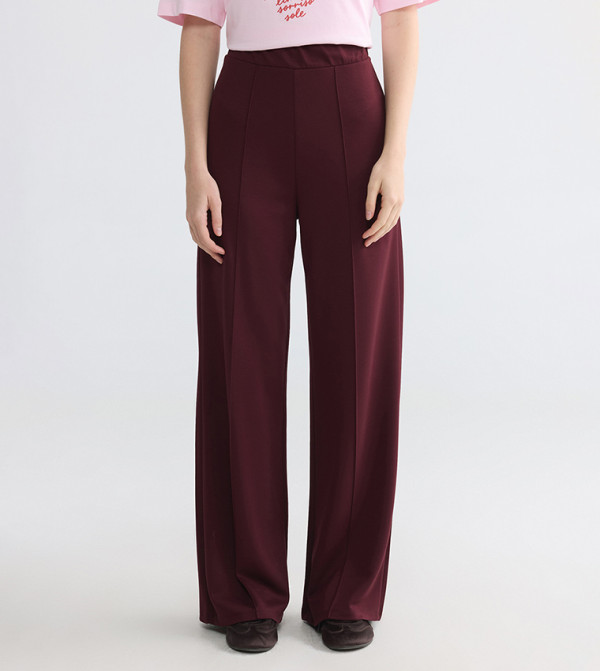 LC Waikiki  Pants & Leggings - Burgundy Sweatpants
