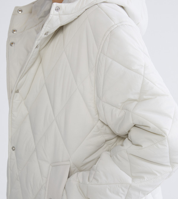LC Waikiki  Puffer & Quilted Jackets - Ecru Puffer & Quilted Jackets