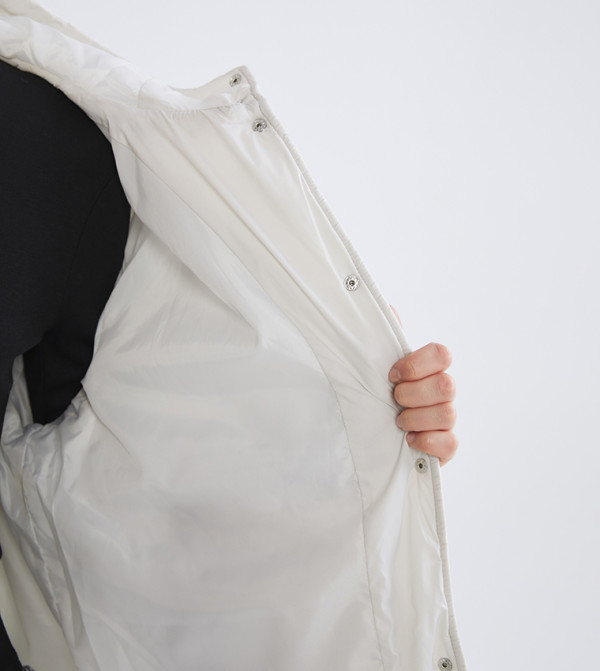 LC Waikiki  Puffer & Quilted Jackets - Ecru Puffer & Quilted Jackets