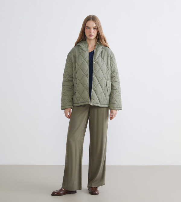 LC Waikiki  Clothing - LIGHT KHAKI Puffer & Quilted Jackets