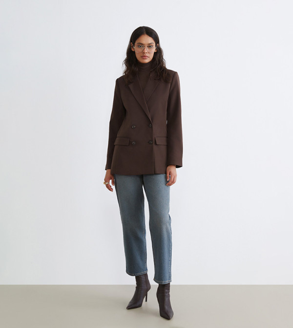 LC Waikiki  Jackets & Coats - Brown Blazers