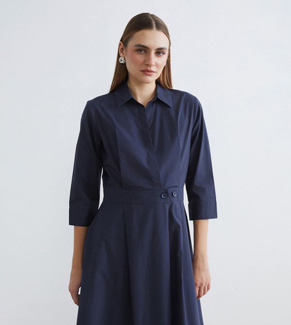 اٍل سي واي كيكي اٍل سي واي كيكي - كحلي Midi Dresses