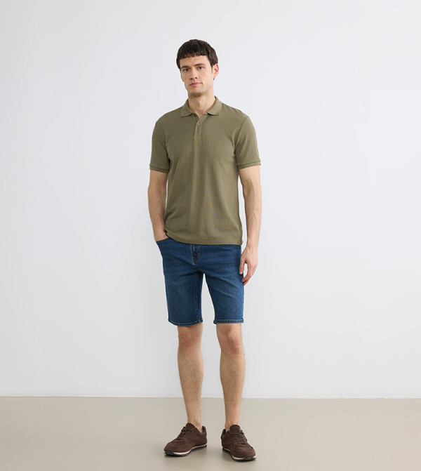 اٍل سي واي كيكي شورتات - أزرق Denim shorts