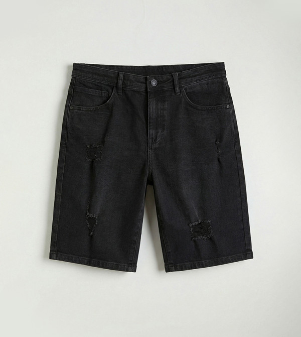 LC Waikiki  Denim Shorts - BLACK Denim shorts