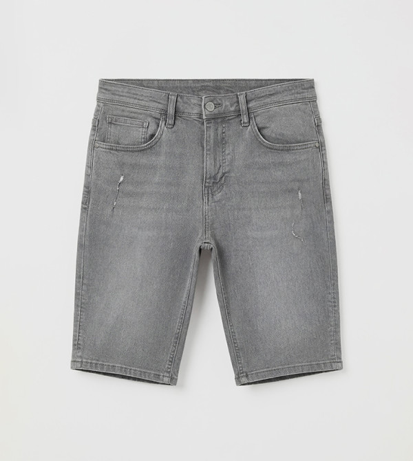اٍل سي واي كيكي  شورتات جينز - رمادي Denim shorts