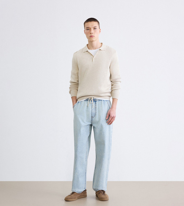 اٍل سي واي كيكي  بناطيل جينز - أزرق Relaxed Jeans