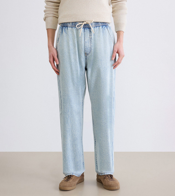 اٍل سي واي كيكي  بناطيل جينز - أزرق Relaxed Jeans