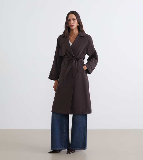 LC Waikiki  Clothing - Brown Overcoats