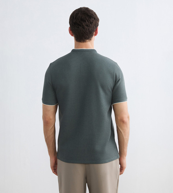 LC Waikiki Clothing - Green Round Neck T-Shirts