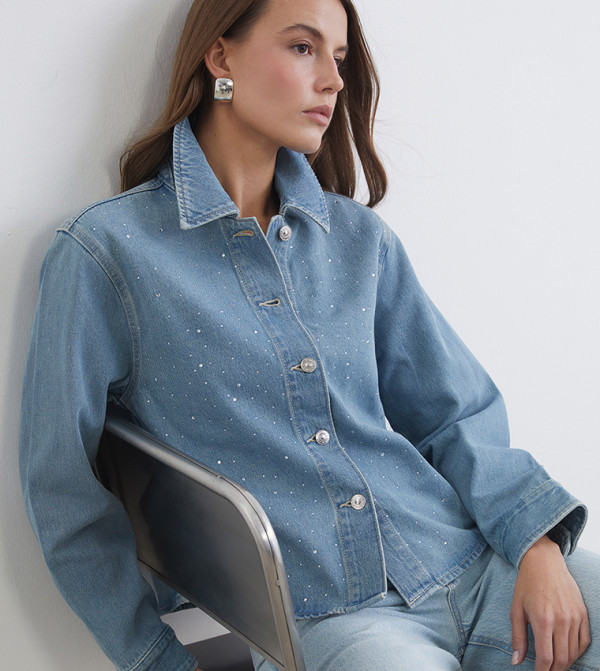 LC Waikiki  Jackets & Coats - Blue Denim Jackets