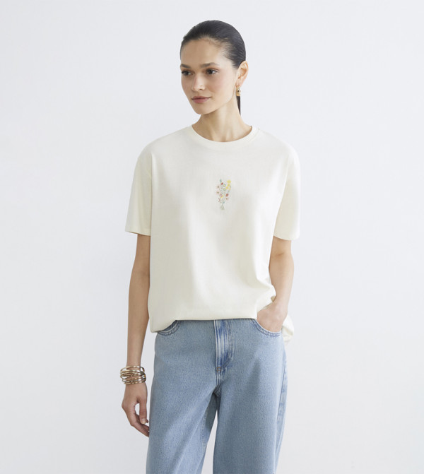 اٍل سي واي كيكي اٍل سي واي كيكي - بيج فاتح Short Sleeve T-Shirts
